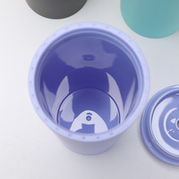 Nouvelle Bouteille d'Eau en Acrylique Personnalisée avec Logo 2026, Gobelet Mince Mat Coloré en Plastique de 460 ml, Vente en Gros