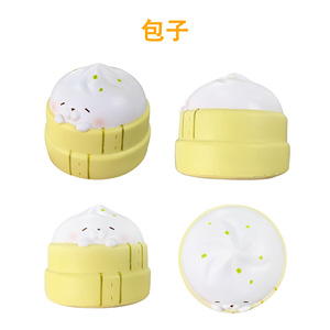Juguete Antiestrés Kawaii de PU, Juguete de Espuma de PU con Forma de Pan de Hot Dog, Juguete de Alimentos de Espuma de PU con Logotipo Personalizado para Niños - Product Image 6