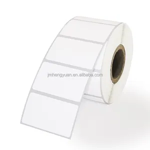 Etichetta bianca perforata 50mm x 25mm 2000 pezzi diretta stampante termica etichette compatibili carta adesiva 50x25 codici a barre termo etichette etichette