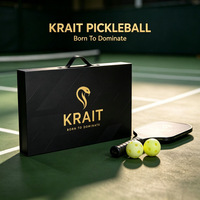 Boîtes en carton rigide recyclables de qualité supérieure pour cadeaux, avec fermeture magnétique, pour raquettes de pickleball, événements sportifs, prix de ligue