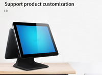Terminal de point de vente tout-en-un de 15.6 pouces Système de point de vente de restaurant Machine de point de vente de caisse enregistreuse avec écran tactile Windows/Android OS