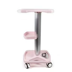 Chariot de salon de beauté mobile à roulettes rose en vente chaude pour appareil de beauté - Product Image 1