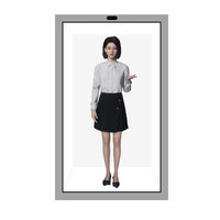Armoire transparente numérique holographique AOYI avec écran LCD interactif
