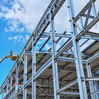 Estructura de acero para almacenes, estructura de acero para edificios de oficinas, estructura de acero prefabricada, construcción de almacenes prefabricados