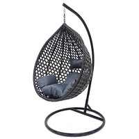Morden — chaise en œuf de macramé, chaise confortable, suspendue, avec support, pour le salon, nouvelle collection