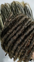 Extensions de Cheveux Synthétiques en Gros pour Crochet, Dreadlocks Goddess Gypsy Locs Pré-bouclées, Fausses Locs Souples pour Femme Noire