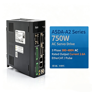 Servomoteur à courant alternatif de haute précision ASD-A2-0743-E/M 750W 3 phases 380V 2.6A pour le contrôle des machines CNC - Product Image 1