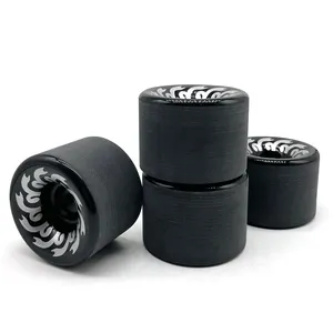 Bloc roulettes de Skateboard Portable Pu 51mm, 4 roues personnalisées, Skateboard, nouveau