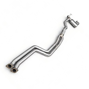 Système d'échappement Catback haute performance Cuski en acier inoxydable SS304 avec soupape électronique pour <span class=keywords><strong>BMW</strong></span> <span class=keywords><strong>325i</strong></span> <span class=keywords><strong>N52</strong></span> E90 <span class=keywords><strong>E92</strong></span> E93 2005-2009, sonorité sportive - Product Image 1