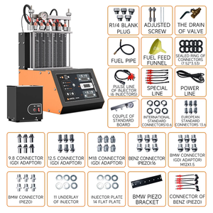 ANCEL ANJ600 PIEZO 12-24V Limpiador Universal <span class=keywords><strong>de</strong></span> <span class=keywords><strong>Inyectores</strong></span> <span class=keywords><strong>de</strong></span> Combustible, Analizador <span class=keywords><strong>de</strong></span> Diagnóstico, Prueba <span class=keywords><strong>de</strong></span> Resistencia y Fugas, <span class=keywords><strong>Limpieza</strong></span> Ultrasónica para - Product Image 4