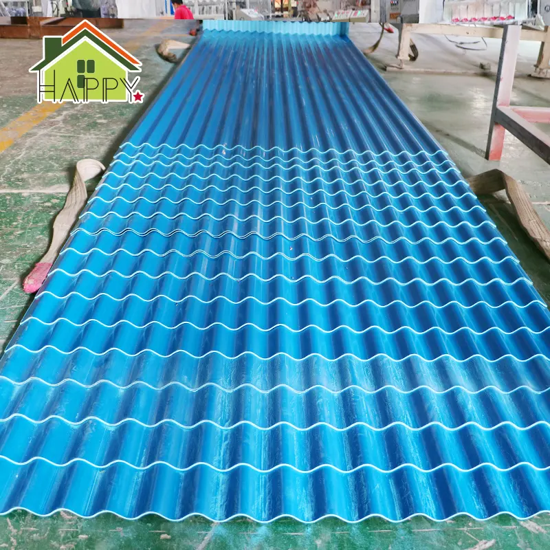 Feuilles de toit plates en pvc de couleur, nouveau, 100 mètres