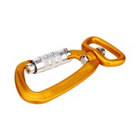 Chaîne de chien en aluminium Laisses pour animaux de compagnie Crochet rapide à ressort pivotant Mousqueton à verrouillage automatique Mousqueton pivotant 25mm Pet Yacht Boat Hardware