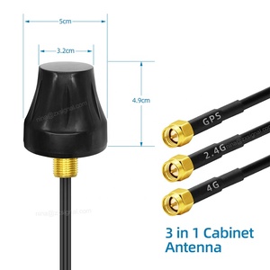 <span class=keywords><strong>Antena</strong></span> Combinada MIMO 4G LTE 5G de Alta Ganancia 2 en 1 Omnidireccional Impermeable para Exteriores con Montaje de Tornillo para Gabinete, GPS + WIFI Activo - Product Image 4