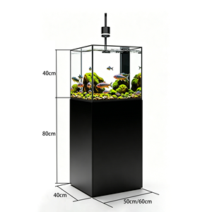 <span class=keywords><strong>Acuario</strong></span> RUIBIT 2026 Nuevo con Filtro de Fondo de Vidrio Ultra Blanco, Rectangular, <span class=keywords><strong>para</strong></span> Peces Dorados, <span class=keywords><strong>para</strong></span> Sala de Estar, Estudio, Hogar - Product Image 6