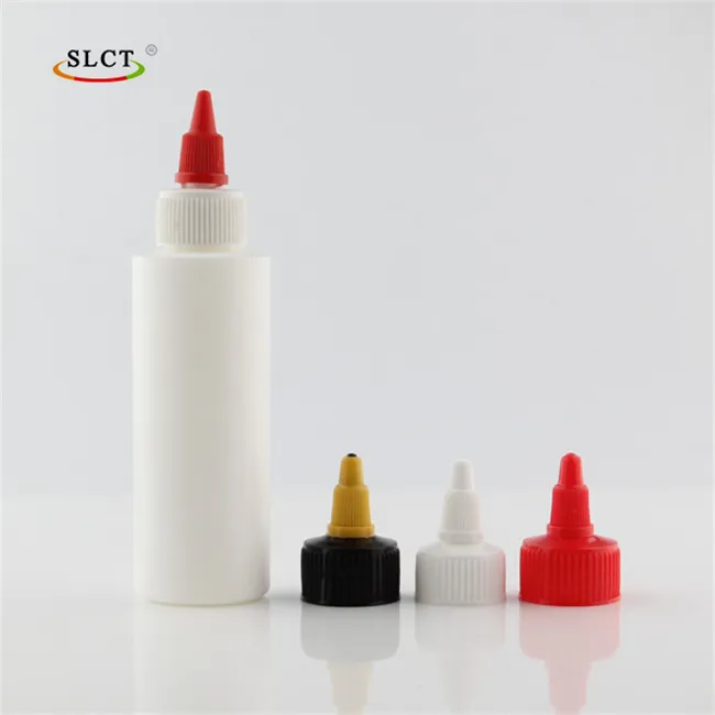 120 ml 240 ml 250 ml 500 ml Food Grade Empty Plastic Squeezable Bottles with long tip caps for Souse Ketchup Salad Dressings