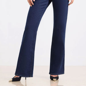 Mejor Proveedor de Pantalones Vaqueros Acampanados Personalizados para Mujer, Jeans de Cintura Alta, Jeans Acampanados de Cintura Alta para Mujer - Product Image 6