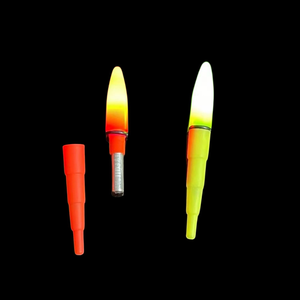 ZHUO RUN flotteur de pêche étanche LED Bobber avec tubes en mousse plastique bâton lumineux pour les espèces de bar flotteur antidérapant pour la pêche de nuit - Product Image 5