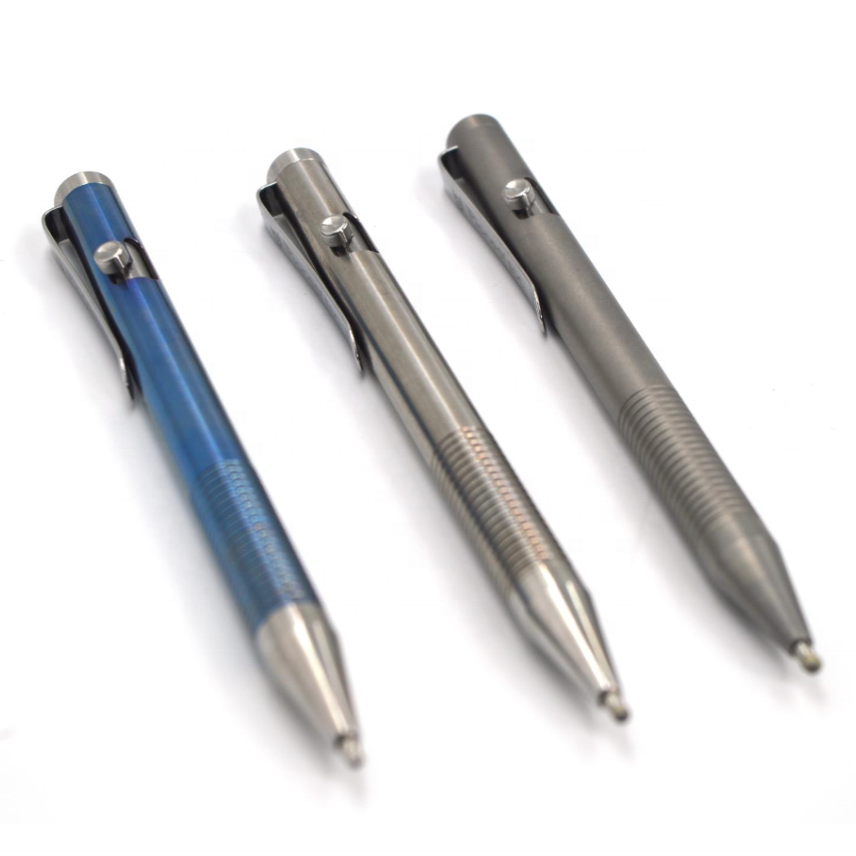 EDC Matte Space Impel Titanium Bolt Pen