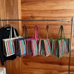 Bolsos <span class=keywords><strong>de</strong></span> hombro para mujer, bolsos <span class=keywords><strong>de</strong></span> diseñador, bolso <span class=keywords><strong>de</strong></span> paja práctico para exteriores, bolso <span class=keywords><strong>de</strong></span> <span class=keywords><strong>playa</strong></span> <span class=keywords><strong>de</strong></span> mano con dibujos animados, bolso <span class=keywords><strong>de</strong></span> viaje <span class=keywords><strong>de</strong></span> gran capacidad - Product Image 3