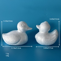 Matériaux de Bricolage pour Activités Scolaires : Canard Amusant en Mousse Rose, Cadeaux de Thanksgiving et de Mariage, Aides à l'Éducation Précoce