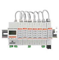 Compteur d'énergie modulaire multi-circuits Acrel ADW600, max. 12 circuits, rail DIN 35 mm, moniteur de puissance IoT, 4G WiFi Ethernet Modbus RTU