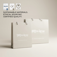 Bolsas de Papel Reutilizables Ecológicas Personalizadas con Logotipo Personalizado para Regalos y Uso en Exteriores