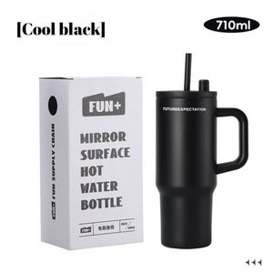 ออกแบบแก้วกาแฟ Ice Bully Cup แบบกำหนดเอง แก้วน้ำเย็น สแตนเลส 304 พร้อมหลอด - Product Image 3