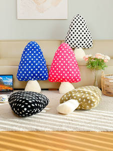 कारखाने में रंग मशरूम प्यारा पोलका डॉट तकिया लड़की सो रही जुताई कर तकिया सस्ता क्वा मशीन खिलौने सोफे घर सजावट कुशन - Product Image 5