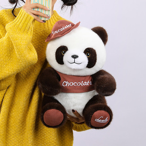 Peluche Panda Marrone Carino, Bambola di Peluche, Cuscino, Regalo, Vendita all'Ingrosso - Product Image 1