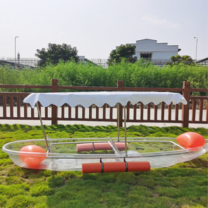 11ft สำหรับกีฬาทางน้ำเรือคายัคทะเลใสสองที่นั่งมองเห็นทะลุผ่านเรือคายัคพร้อมม่านบังแดด - Product Image 6
