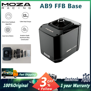 มอเตอร์คู่ Moza Ab9 Ffb Game แรงบิด 12 นิวตันเมตร มอเตอร์สั่นสะเทือนเต็มรูปแบบ รองรับการติดตั้งได้หลากหลายรูปแบบ ฐานแบบมีสายเฉพาะ - Product Image 3