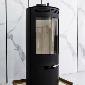 Meilleur <span class=keywords><strong>prix</strong></span> poêle à bois de <span class=keywords><strong>cheminée</strong></span> cylindrique en acier fonte moderne - Product Image 1