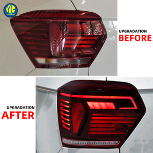 Accessori Auto YU GUANG per Volkswagen <span class=keywords><strong>Polo</strong></span> 2019-2022: Luci Posteriori a Lente Trasparente, Indicatori di Direzione e Luci Freno – Aggiornamento Fanalini Posteriori - Product Image 3