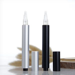 ปากกาแบบกดสำหรับน้ำมันบำรุงผิว 2 มล. 3 มล. หัวอลูมิเนียม บรรจุภัณฑ์เครื่องสำอางโลหะ แบบใช้แล้วทิ้ง สำหรับใส่รองพื้น - Product Image 5