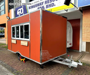 Square Cotton DOT CE Certified Fully Equipped For Candy Machine Ice Cream Hamburger Fast Food Street <b>Concession</b> <b>Trailer</b> - Product Image 2