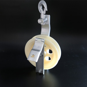 Naylon kanca kablo rulo, kablo kasnak, asılı kablo blok özelleştirilmiş OEM U oluk naylon plastik tekerlek rulman tel halat <span class=keywords><strong>3</strong></span> yıl - Product Image 3