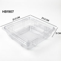 Emballage personnalisé pour pâtisserie et gâteaux en PET, conteneur en plastique transparent pour pâtisserie