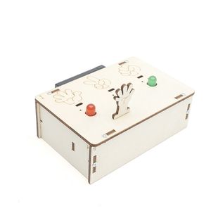 OKYN-G5791 Kit de matériel d'expérimentation scientifique à assembler soi-même, modèle de machine à deviner en bois, fabrication artisanale - Product Image 1