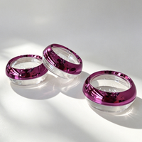 Bocaux à capsules violets de 50g avec couvercle à vis, pots de rangement cosmétiques vides pour safran, pilulier en gros