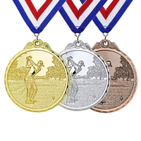 Trophées personnalisés en alliage de zinc 3D - Design antique et moderne, émail souple, découpe et impression, or/argent/bronze, sports, cricket