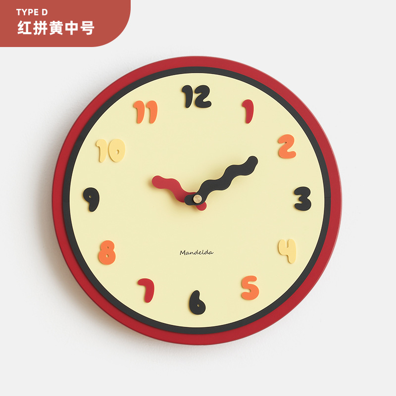 Chiffres rouges rétro 33*33 CM