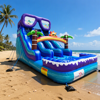 Vente flash - Château gonflable de haute qualité en PVC avec toboggan, château gonflable pour enfants