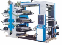 Fabricant de machine d'impression flexographique 2 couleurs/4 couleurs/6 couleurs/non tissé/rouleau de papier