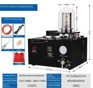 Jewelry Tools and Equipment for Lost <b>Wax</b> Casting 2L Gold <b>Melting</b> Furnace Metal Smelting Molds and Vacuum Casting Machine - Product Image 4
