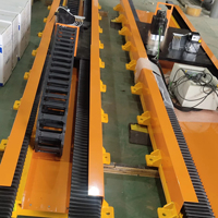 Rail de sol industriel personnalisable avec PLC de moteur à engrenages de noyau pour bras de robot et automatisation de machine