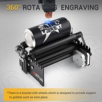 Module rotatif laser ORTUR YRR2.0 2023 pour gravure laser 360° sur l'axe Y, idéal pour l'objectif de gravure d'objets cylindriques et de canettes