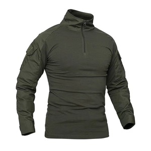 Combinaison de randonnée camouflage pour homme, vêtements tactiques camouflage en coton à séchage rapide à manches longues - Product Image 1