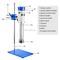 WEIAI Mélangeur à Ciseaux Haute Vitesse pour Crèmes, Peintures au Graphène et Huiles de Silicone, 40L, Homogénéisateur Émulsifiant de Laboratoire, Mélangeur Cosmétique - Vente Chaude