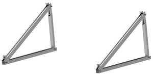 مثلث قابل للتعديل قوس شرفة الألومنيوم 20 درجة-55 درجة الميل للألواح الشمسية للاستخدام السكني ترايبود شمسي أسود شرفة - Product Image 2