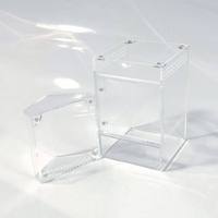 Nouvelle conception YAGELI – Enclos d'élevage en acrylique transparent pour tarantules et araignées, taille personnalisée, impression sérigraphiée, pour exposition à domicile